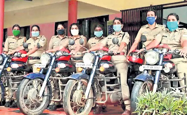 Special Story About Woman Patrol Team From Thrissur Kerala - Sakshi