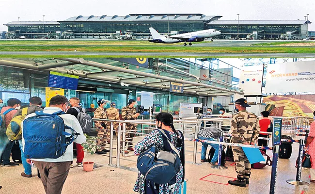 126 Domestic Services From Shamshabad Airport - Sakshi