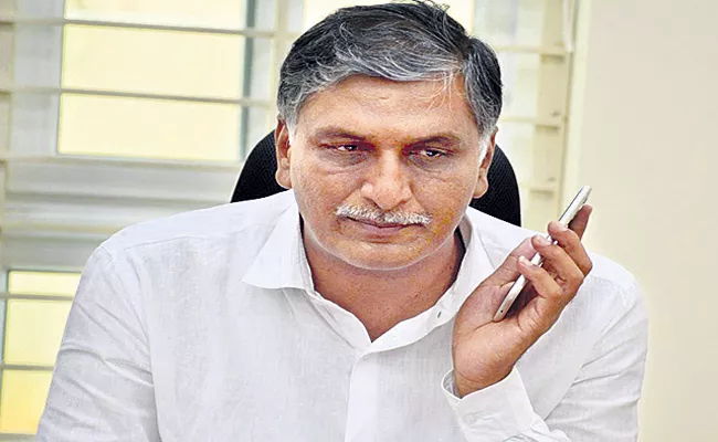 Harish Rao congratulates Asha workers and Anganwadi workers on phone - Sakshi