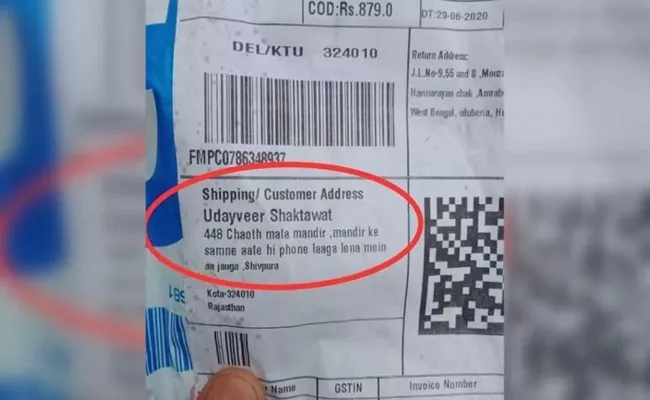 Viral: Man Given Address On Package Is Winning Hearts On The Internet - Sakshi