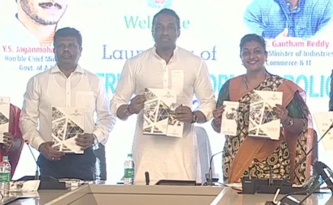 Minister Mekapati Goutham Reddy Released The New Industrial Policy - Sakshi