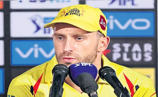 Faf du Plessis Will Join Chennai Super Kings On September 1st In UAE - Sakshi