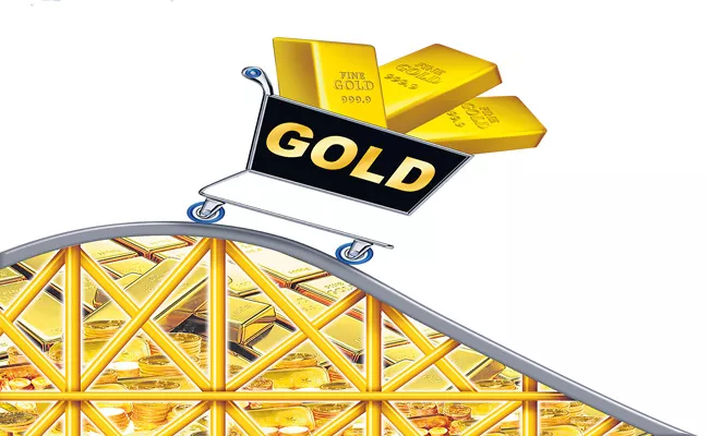 Gold and silver prices fall sharply as dollar holds gains - Sakshi