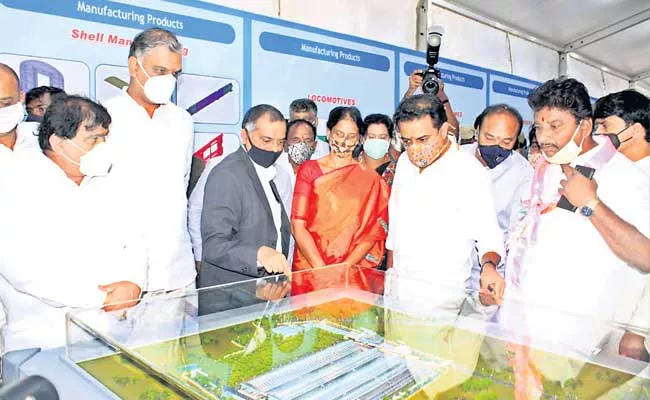 Bhoomi Puja For Medha Rail Coach Factory In Kondakal Ranga Reddy District - Sakshi