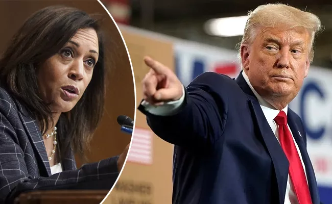 Trump Claims Kamala Harris Not Eligible for Vice President - Sakshi