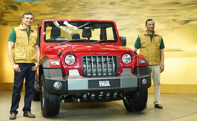  New Mahindra Thar unveiled in India, launch on October 2 - Sakshi