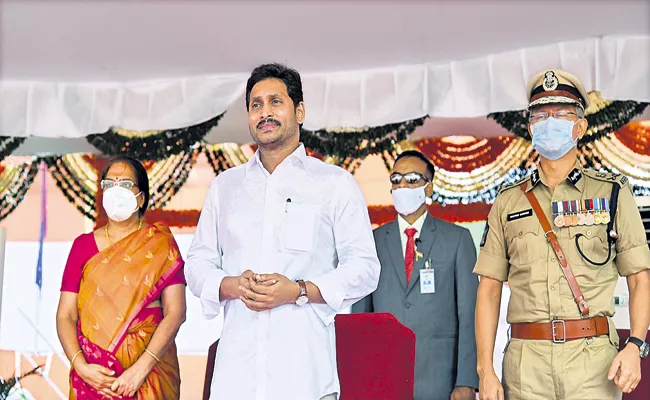 CM YS Jagan Comments at 74th Independence Day Celebrations - Sakshi