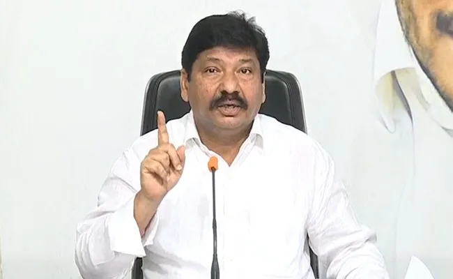 Jogi Ramesh Slams On Chandrababu Over Fake Allegations On Government - Sakshi