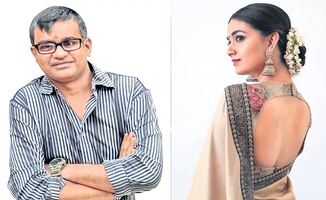 Director Selvaraghavan and Keerthy Suresh in Saani Kaayidham - Sakshi