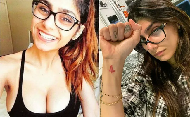 Mia Khalifa To Auction Her Favourite Black Glasses To Help Beirut - Sakshi