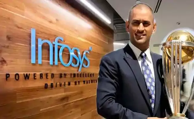 Infosys And Dhoni Have Same Connection  - Sakshi