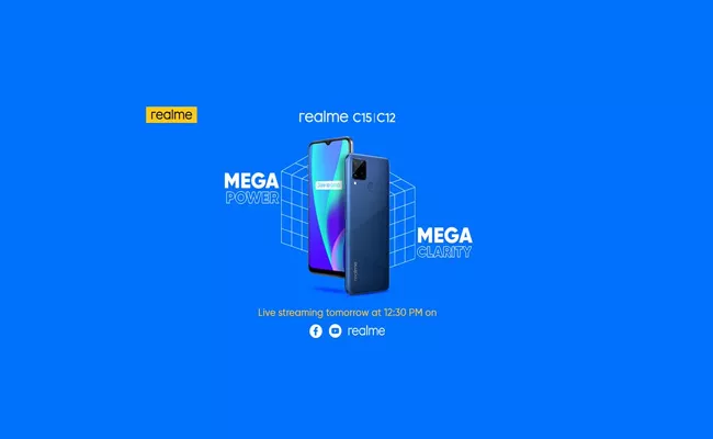 Realme C15, C12 Launched - Sakshi