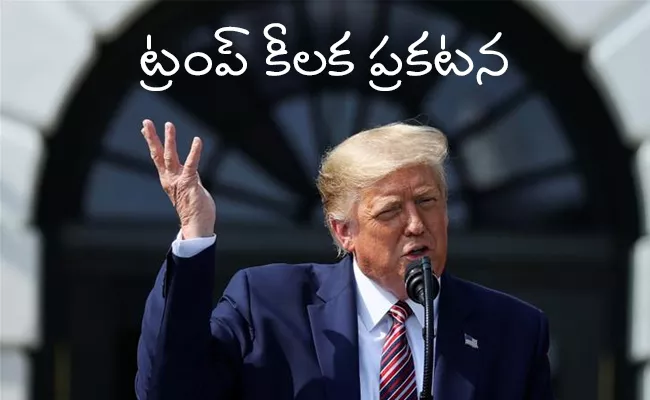 Donald Trump Says He Will Pardon Very Important Person Today - Sakshi