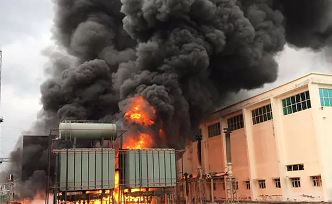 Fire Breaks Out At Noida Power Company Limited substation - Sakshi