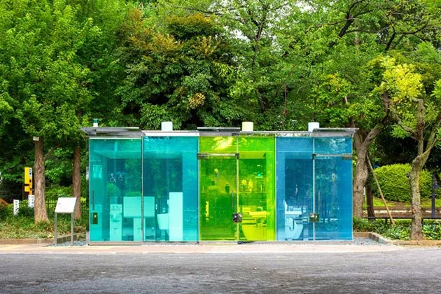 Tokyos New Transparent Public Restrooms Are A Stroke Of Genius - Sakshi