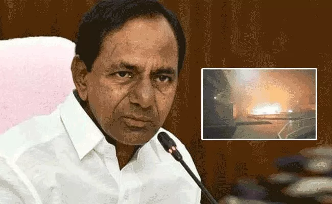  kcr announce exgratia to srisailam power accident victims - Sakshi