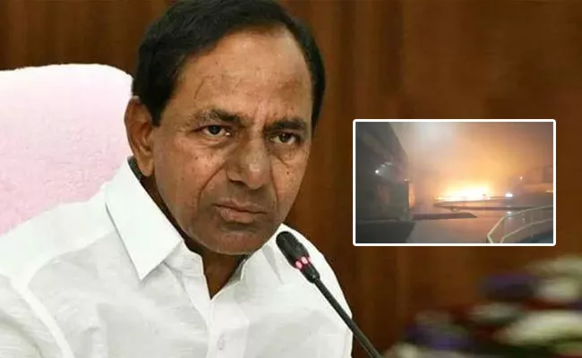 CM KCR Expresses Shock Over Srisailam Power Station Fire Mishap - Sakshi