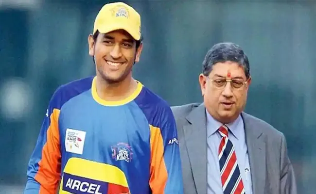 N Srinivasan Reveals How CSK Bagged Dhoni In IPL Auction - Sakshi