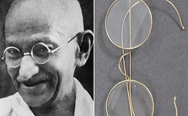 Mahatma Gandhi Glasses Sold For 260,000 Dollars In Auction In South Africa - Sakshi