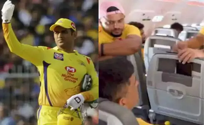 Dhoni Gives Up Business Class Seat To CSK Director On Flight To UAE - Sakshi