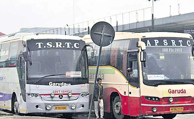 TSRTC Officials Suggests APSRTC To Resume Services - Sakshi