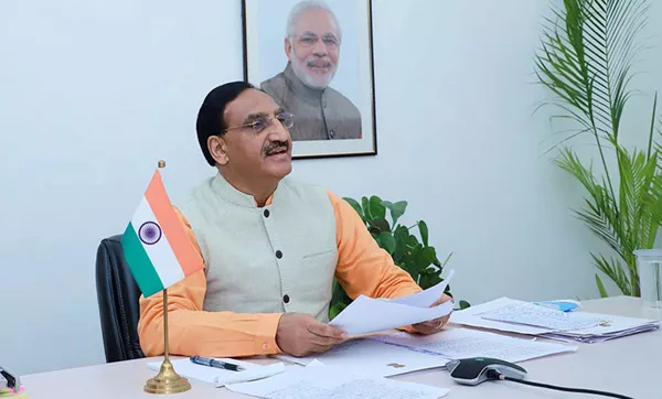 Ramesh Pokhriyal Says Safe To Take Neet Exams - Sakshi