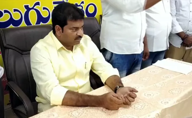 FIR Filed On TDP Leader Varupula Raja - Sakshi