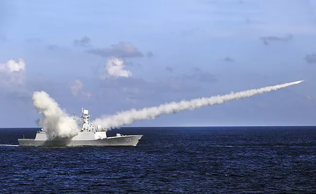 China fires missiles into South China Sea - Sakshi