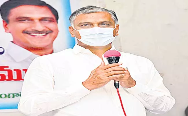 Rs 7400 Crore Paying For Rythu Bandhu Scheme Says Harish Rao - Sakshi