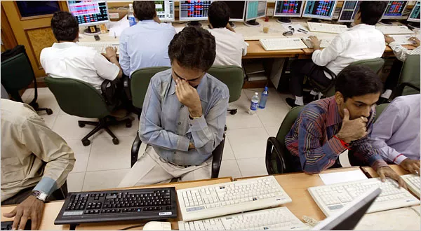 Market tumbles -Nifty below 11000 points mark - Sakshi