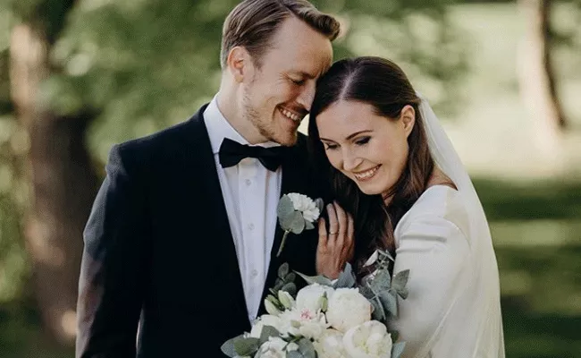 Finland PM Sanna Marin Married Markus Raikkonen Intimate Ceremony - Sakshi