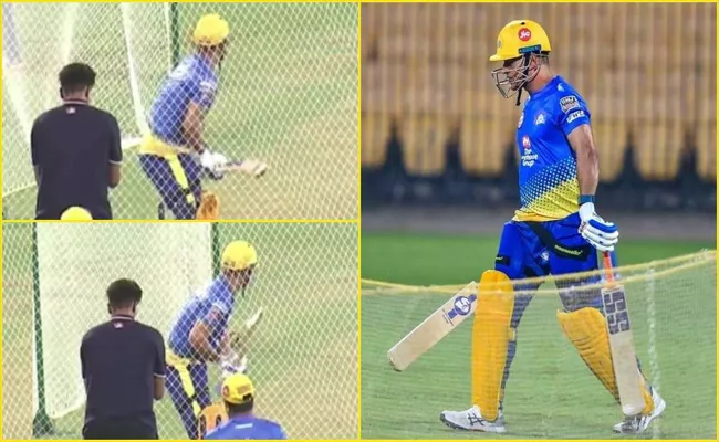 MS Dhoni Returns To Nets In Ranchi A Head Of IPL 2020 - Sakshi