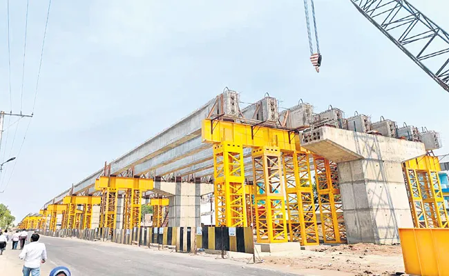 Balanagar Flyover Work Stop Due to Workers Infected With COVID 19 - Sakshi