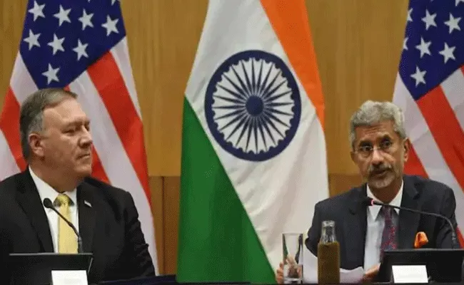 EAM Jaishankar And Mike Pompeo Talk Over Phone - Sakshi