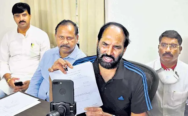 Uttam Kumar Reddy Questions Telangana Government Over Projects In Telangana - Sakshi