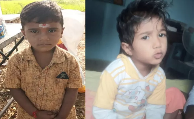 Two Children Deceased in Septic Tank Hole Karimnagar - Sakshi