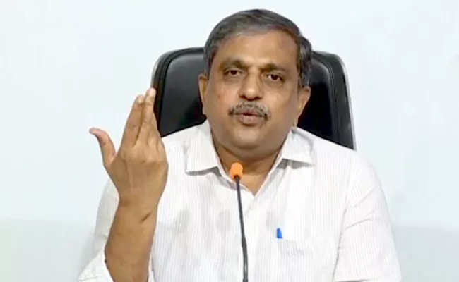 Sajjala Ramakrishna Reddy Fires On Chandrababu Naidu - Sakshi