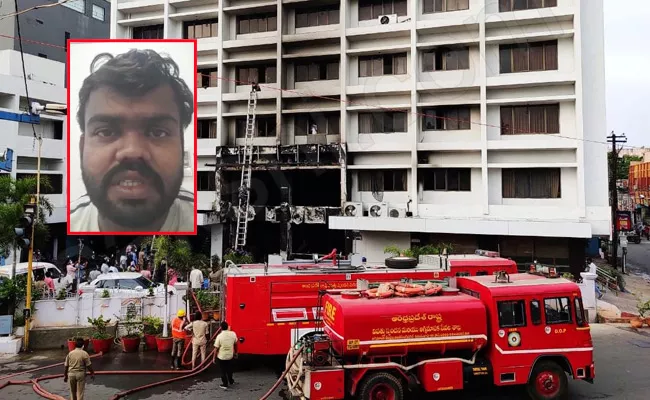 Vijayawada Fire Accident : victim pawan sai Thanks to Rescue Team - Sakshi