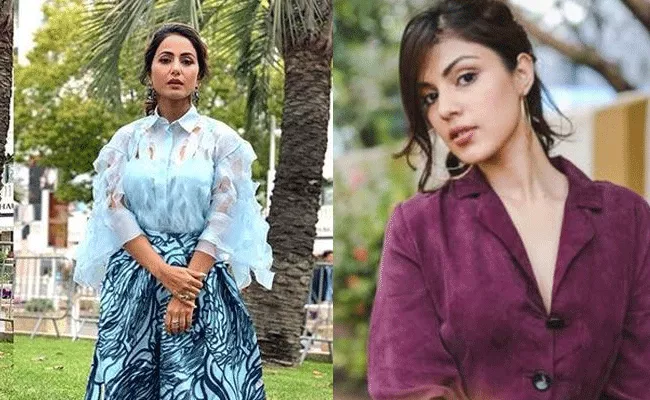 Hina Khan Faces Trolling Over Opinion on Rhea Chakraborty Gives Counter - Sakshi