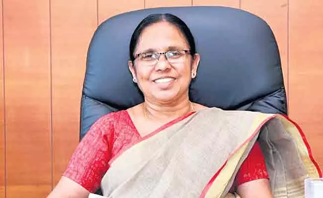 Kerala Health Minister K K Shailaja On British Magazine - Sakshi