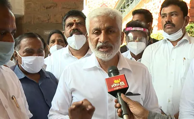 Vijayasai Reddy Slams Chandrababu On Antarvedi Chariot Fire Incident - Sakshi