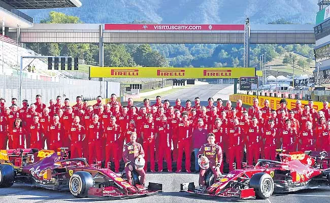 Ferrari Team In The 1000th Race At Formula One - Sakshi