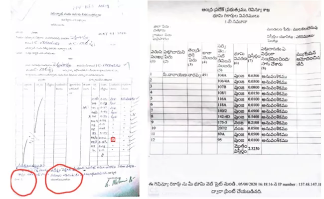 Online Process Of Lands Without VRO And RI Signatures - Sakshi