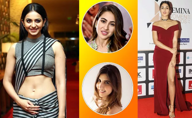 Rhea Chakraborty names Rakul Preet Singh and Sara Ali Khan during NCB Probe - Sakshi