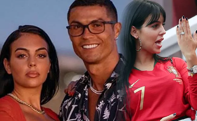 footballer Cristiano Ronaldo Rs 5.7 crore on engagement ring for Georgina Rodriguez - Sakshi