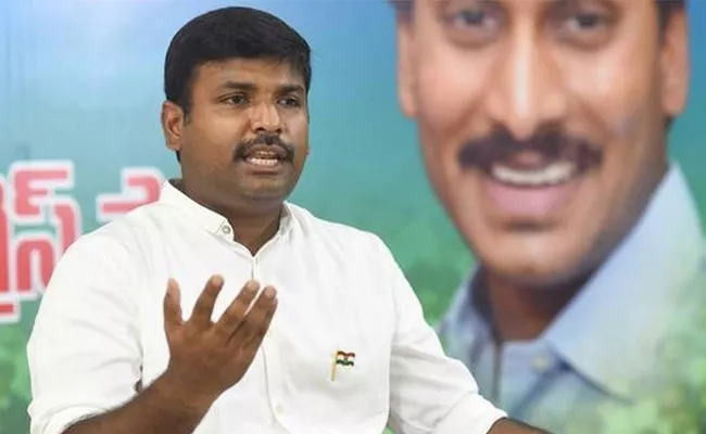 MLA Amarnath Slams On TDP And Chandrababu Naidu Over Insider Trading In Vijayawada - Sakshi