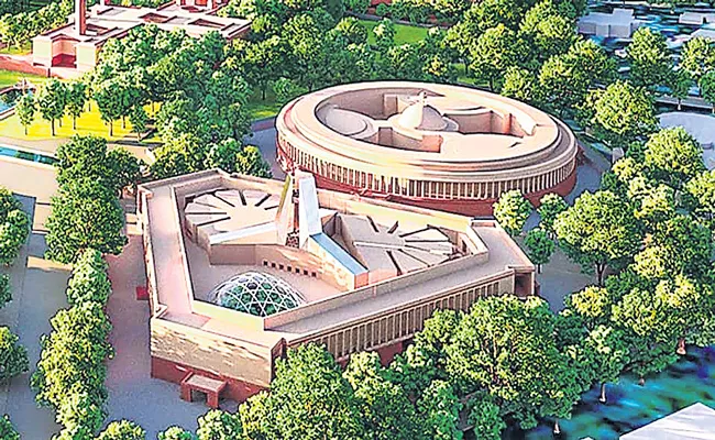 Tata Projects Ltd wins bid to construct new Parliament building - Sakshi