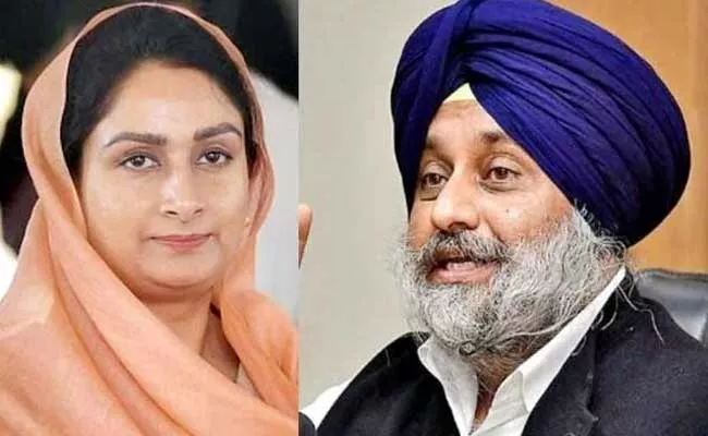 Political Strategy Behind Harsimrat Kaur resign In Punjab - Sakshi