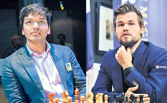 Pentala Harikrishna Won Against Magnus Carlsen In Saint Louis Rapid - Sakshi