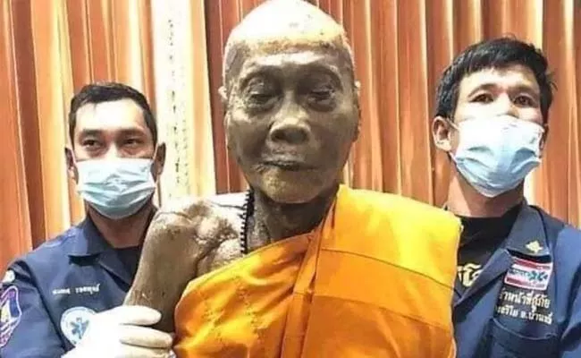 Fact Check: Dead Monk Smiling After Hundred Years - Sakshi